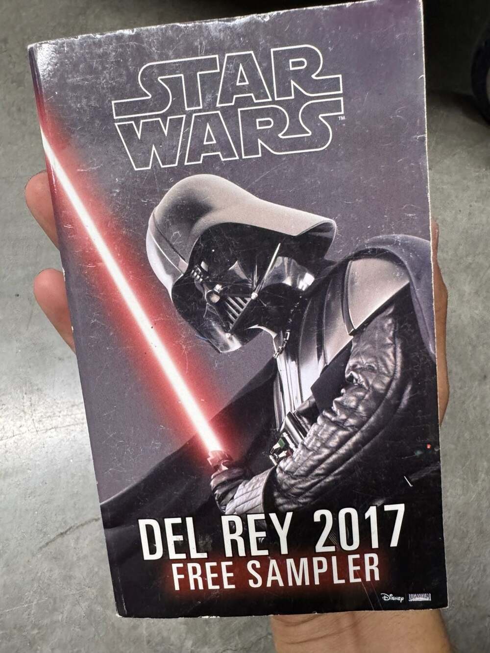 Del Rey 2017 Free Sampler Star Wars Book
